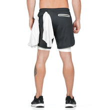 Laden Sie das Bild in den Galerie-Viewer, 2 in 1 Shorts  Sicherheitstasche Fitness-hose
