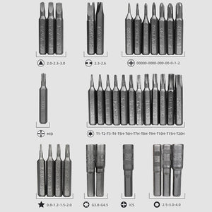 63 in 1 magnetisches Schraubendreher-Set