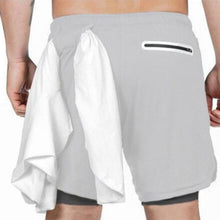 Laden Sie das Bild in den Galerie-Viewer, 2 in 1 Shorts  Sicherheitstasche Fitness-hose
