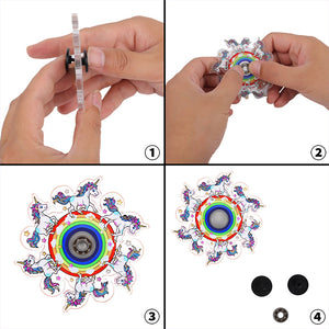 Interessantes Fingerspitze- Kreisel