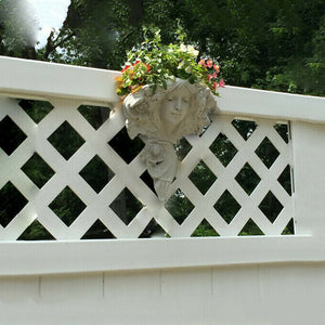 Mystisch- Jungfrau Wandskulptur Blumentopf