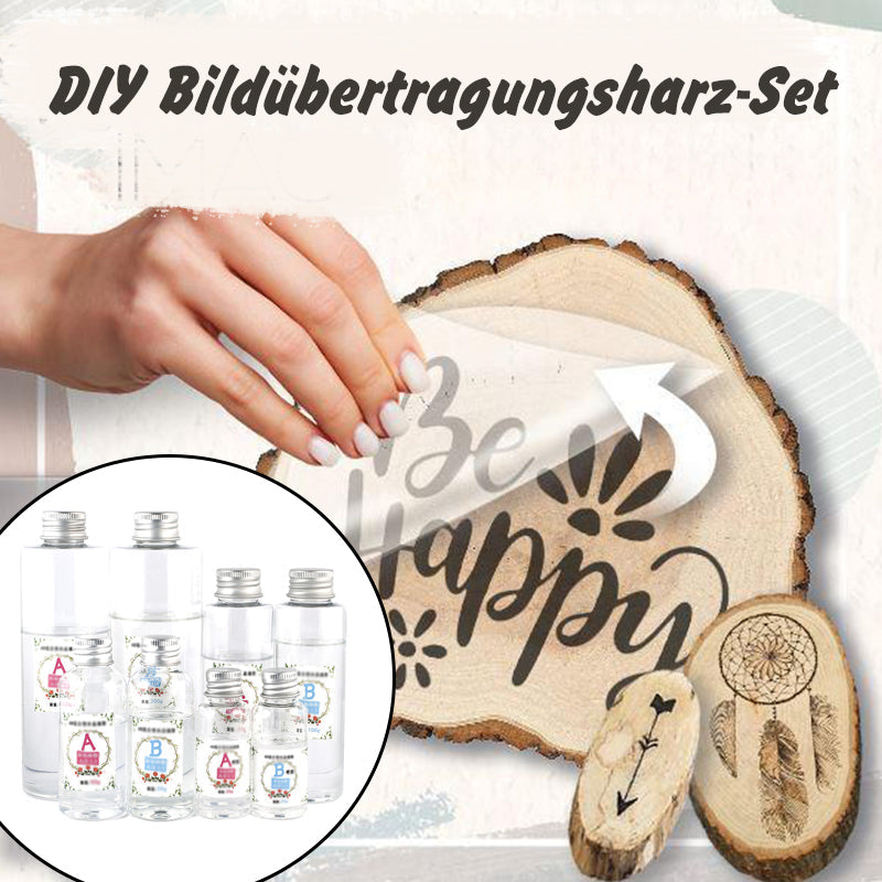 DIY Bildübertragungsharz-Set