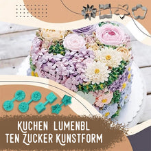 Laden Sie das Bild in den Galerie-Viewer, Kuchen Blumenblüten-Zucker-Kunstform
