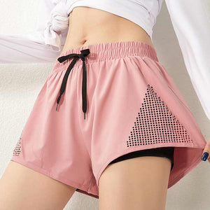 Damen Sommer schnell trocknende Sport-Shorts