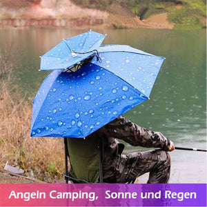 Regenschirmhut für das Fischen und Gartenarbeit