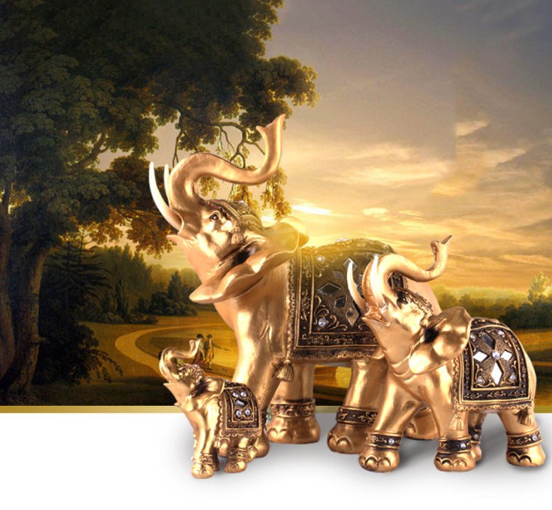 Dekoration Goldener Elefant