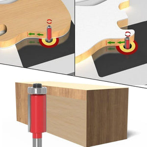 1/4" Griff Holzbearbeitung Fräser, 4 Stück