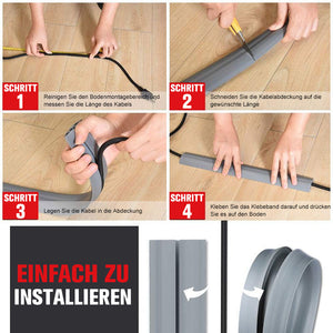 Druckfester PVC-Kabelkanal