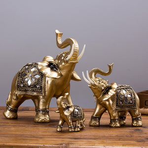 Dekoration Goldener Elefant