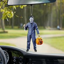 Laden Sie das Bild in den Galerie-Viewer, Halloween Auto Horrorfilm hängendes Ornament
