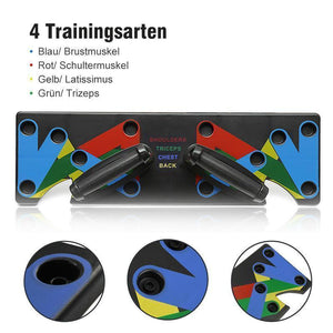 9-in-1 Push-Up-Board Gymnastik Übung Liegestütze