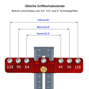 Locher für Schubladengriffe