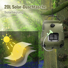 Laden Sie das Bild in den Galerie-Viewer, Tragbare Solar-Duschtasche Für Camping
