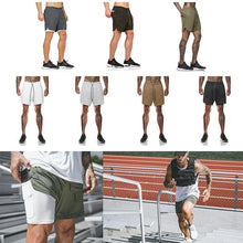 Laden Sie das Bild in den Galerie-Viewer, 2 in 1 Shorts  Sicherheitstasche Fitness-hose
