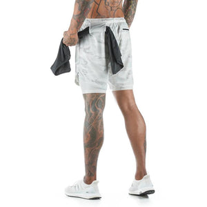 2 in 1 Shorts  Sicherheitstasche Fitness-hose