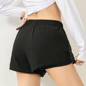 Damen Sommer schnell trocknende Sport-Shorts