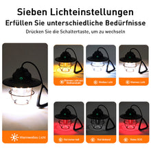 Laden Sie das Bild in den Galerie-Viewer, Retro Wasserdichtes LED-Campinglicht
