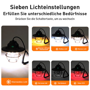 Retro Wasserdichtes LED-Campinglicht