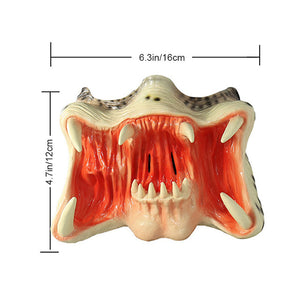 Raubtier Latex Halbgesichtsmaske
