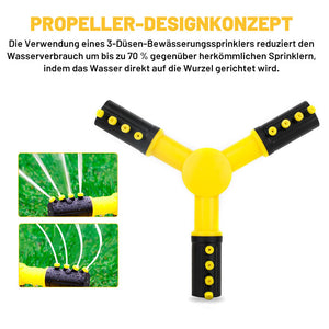 360 Grad automatischer rotierender Sprinkler