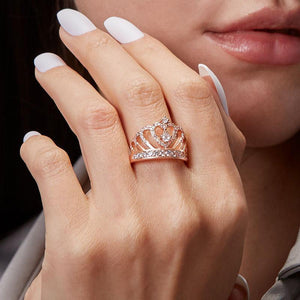 Damen Krone Ring