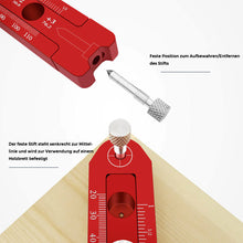 Laden Sie das Bild in den Galerie-Viewer, Kreisförmiges einstellbares Zeichnungskompass Messwerkzeug für Holzbearbeitung
