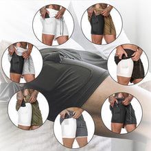 Laden Sie das Bild in den Galerie-Viewer, 2 in 1 Shorts  Sicherheitstasche Fitness-hose
