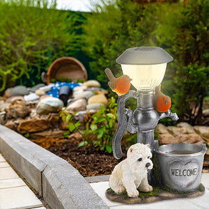 Katze und Hund LED-Lichtstatue