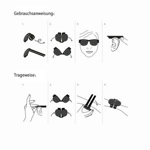 Outdoor Recreation Slap Falten polarisierte Sonnenbrille