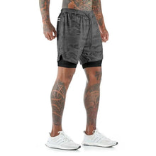 Laden Sie das Bild in den Galerie-Viewer, 2 in 1 Shorts  Sicherheitstasche Fitness-hose
