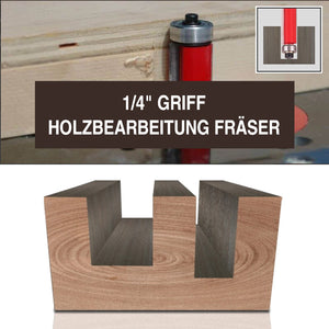 1/4" Griff Holzbearbeitung Fräser, 4 Stück