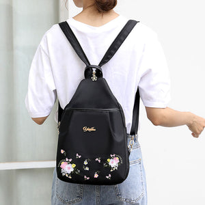 Damen Rucksack mit Stickerei