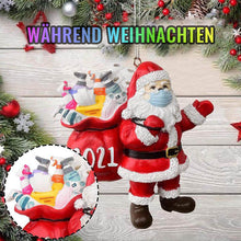 Laden Sie das Bild in den Galerie-Viewer, 2021 Weihnachtsmann-Andenken-Ornament
