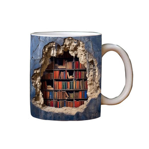 3D-Bücherregal-Tasse