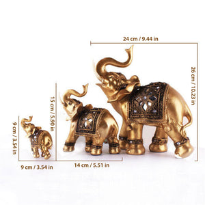 Dekoration Goldener Elefant